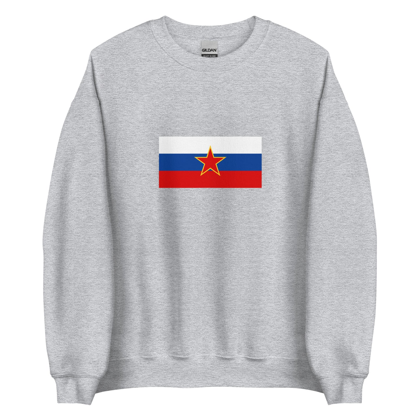 Slovenia - Socialist Republic of Slovenia (1945-1991) | Historical Slovenian Flag Interactive Sweatshirt