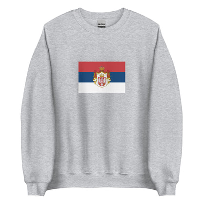 Serbia - Kingdom of Serbia (1882-1918) | Historical Serbian Flag Interactive Sweatshirt