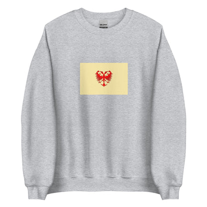 Serbia - Serbian Empire (1346-1371) | Historical Serbian Flag Interactive Sweatshirt