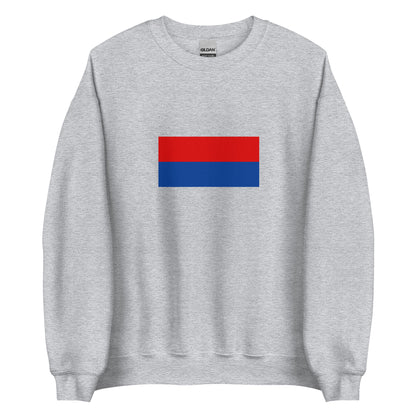 Serbia - Kingdom of Serbia (1217-1346) | Historical Serbian Flag Interactive Sweatshirt