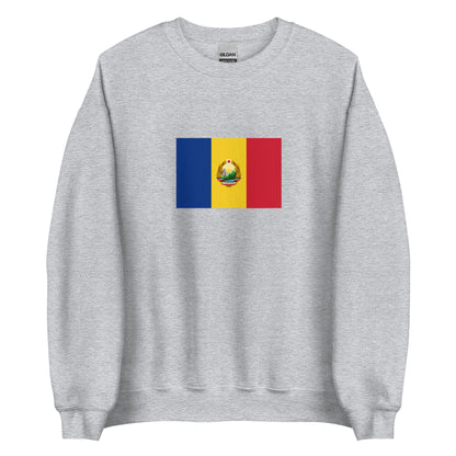 Romania - Socialist Republic of Romania (1947-1989) | Historical Romanian Flag Interactive Sweatshirt