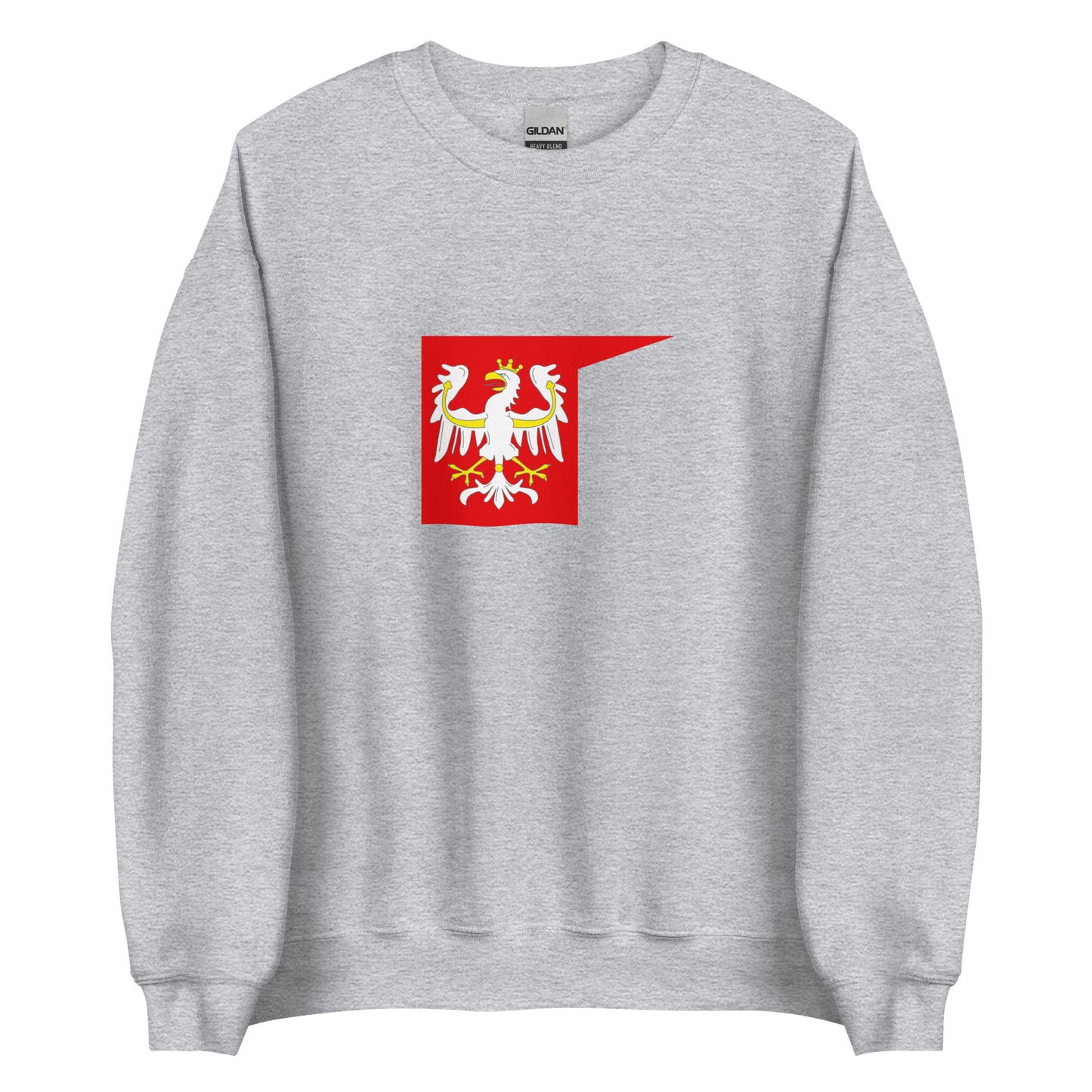 Poland - Kingdom of Poland (1025-1320) | Historical Polish Flag Interactive Sweatshirt