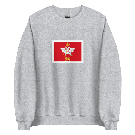 Montenegro - Principality of Montenegro (1852-1910) | Historical Montenegro Flag Interactive Sweatshirt