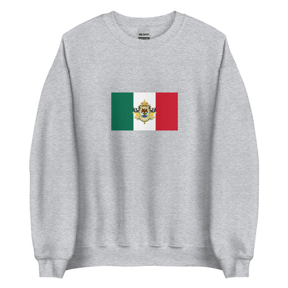 Mexico - Second Mexican Empire (1864-1867) | Historical Mexican Flag Interactive Sweatshirt