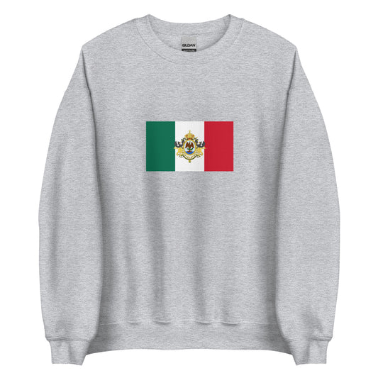 Mexico - Second Mexican Empire (1864-1867) | Historical Mexican Flag Interactive Sweatshirt