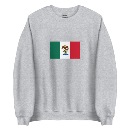 Mexico - First Mexican Empire (1821-1823) | Historical Mexican Flag Interactive Sweatshirt
