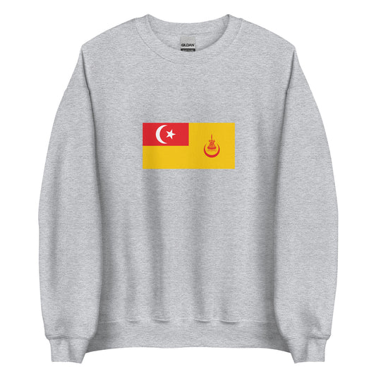 Malaysia - Sultanate of Selangor (1859-1965) | Historical Malaysian Flag Interactive Sweatshirt