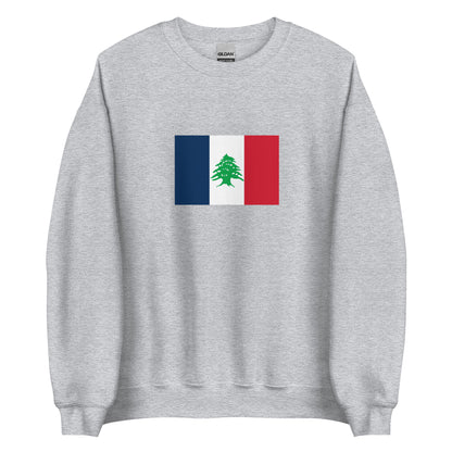 Lebanon - Greater Lebanon (1920-1943) | Historical Lebanese Flag Interactive Sweatshirt