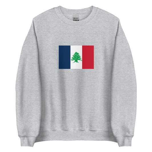 Lebanon - Greater Lebanon (1920-1943) | Historical Lebanese Flag Interactive Sweatshirt