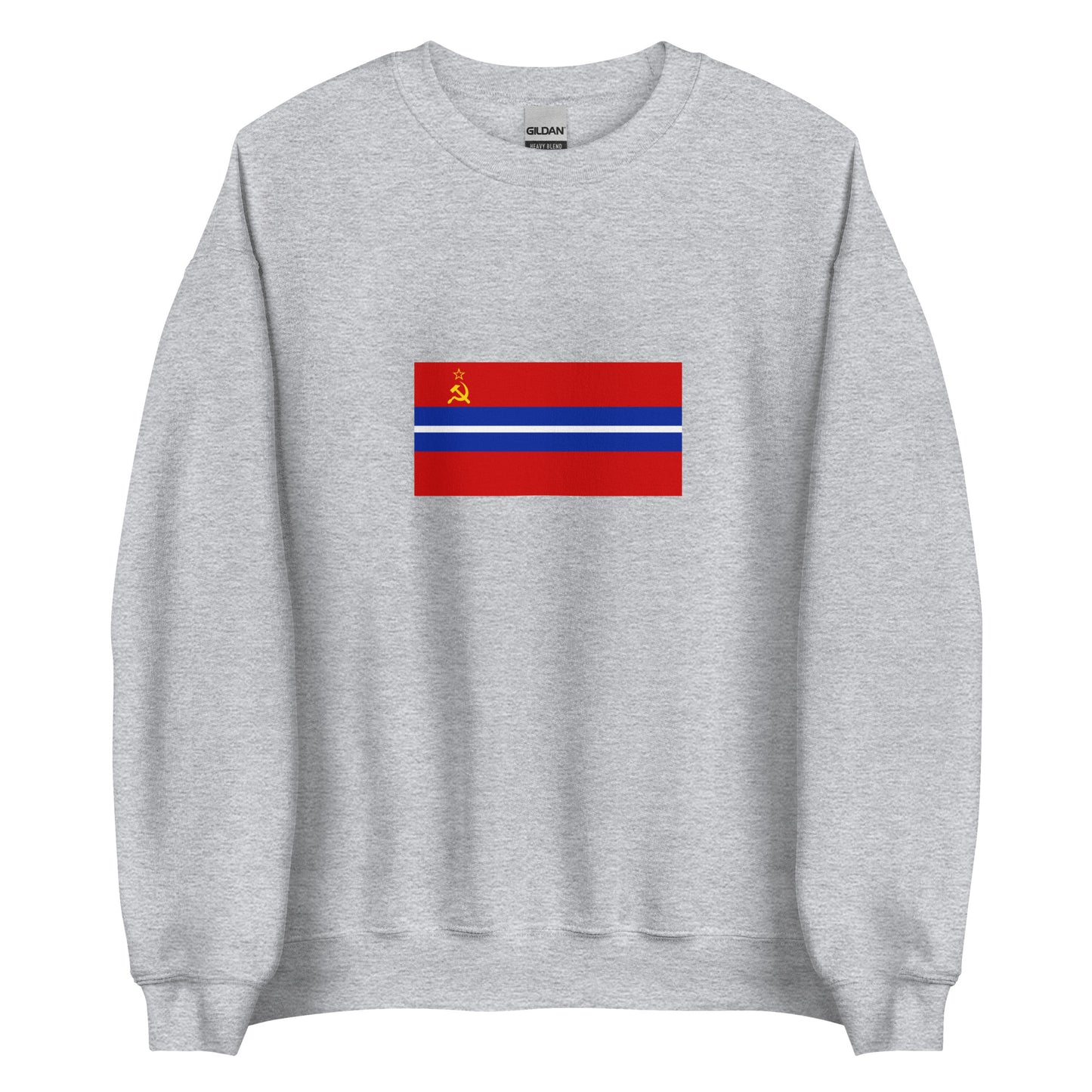 Kyrgyzstan - Kyrgyz Soviet Socialist Republic (1936 - 1990) | Historical Flag Unisex Sweatshirt