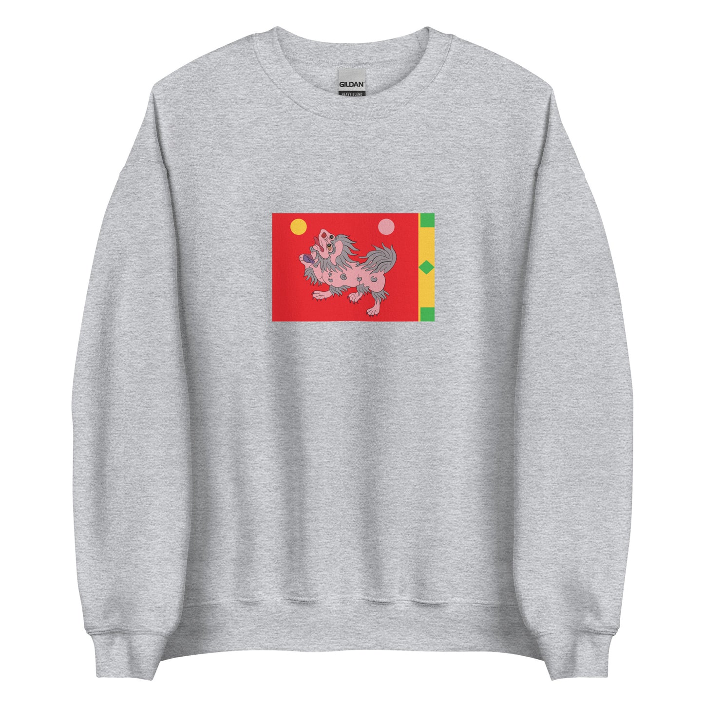 Kyrgyzstan - Tibetan Empire (670 - 692) | Historical Flag Unisex Sweatshirt