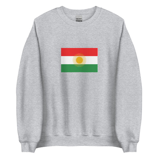 Kurdistan - Republic of Ararat (1927-1931) | Historical Kurdish Flag Interactive Sweatshirt