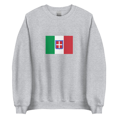 Italy - Kingdom of Sardinia (1848-1947) | Historical Italian Flag Interactive Sweatshirt