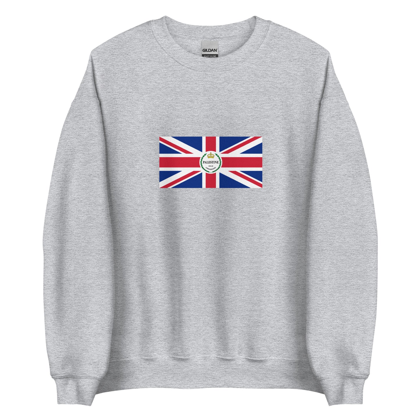 Israel - Higher Commissioner for Palestine and Transjordan (1920-1948) | Historical Israeli Flag Interactive Sweatshirt