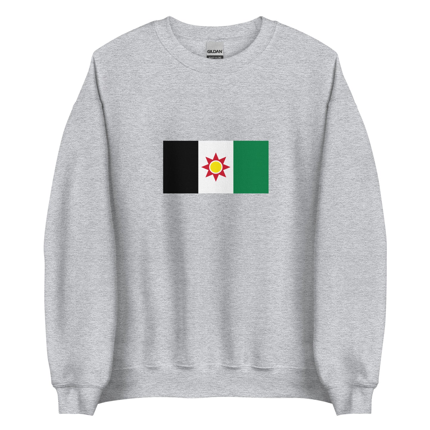 Iraq - Iraqi Republic (1958-1968) | Historical Iraqi Flag Interactive Sweatshirt