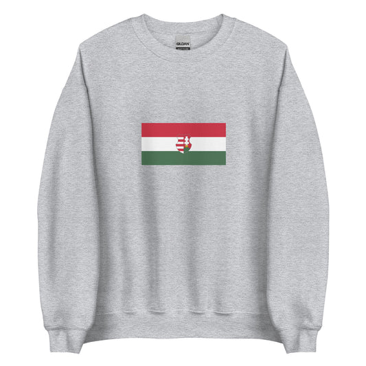 Hungary - Second Hungarian Republic (1946-1949) | Historical Hungarian Flag Interactive Sweatshirt