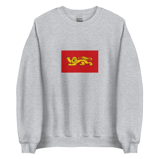 France - Occitania Duchy of Acquitaine (602-1453) | Historical French Flag Interactive Sweatshirt