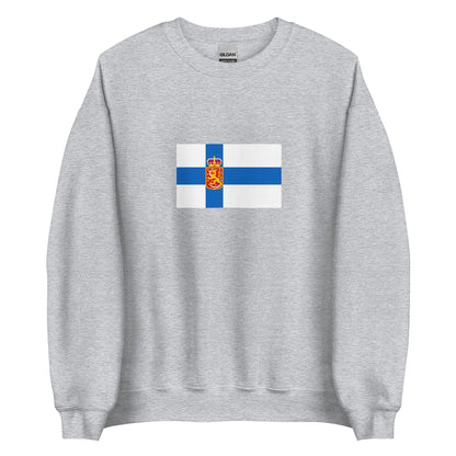 Finland - Kingdom of Finland (1918-1920) | Historical Finnish Flag Interactive Sweatshirt