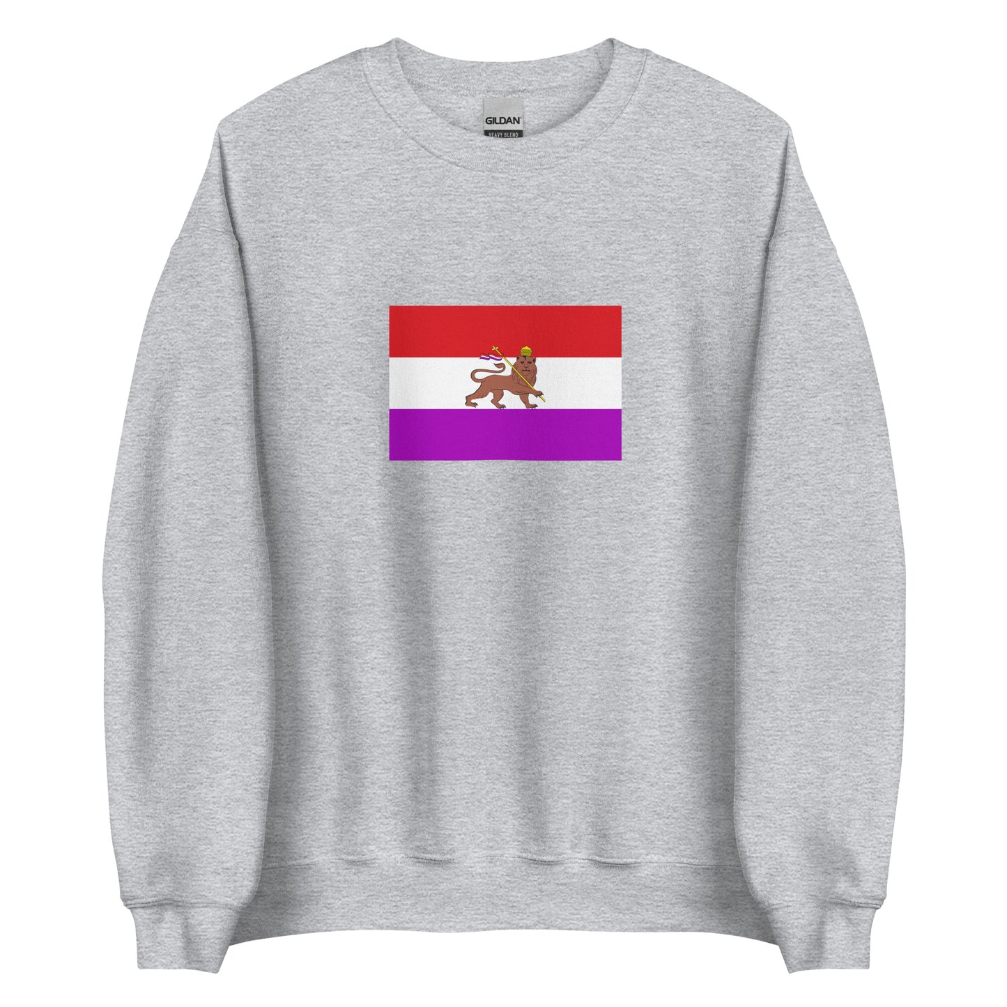 Ethiopia - Ethiopian Empire (1876-1881) | Historical Ethiopian Flag Interactive Sweatshirt