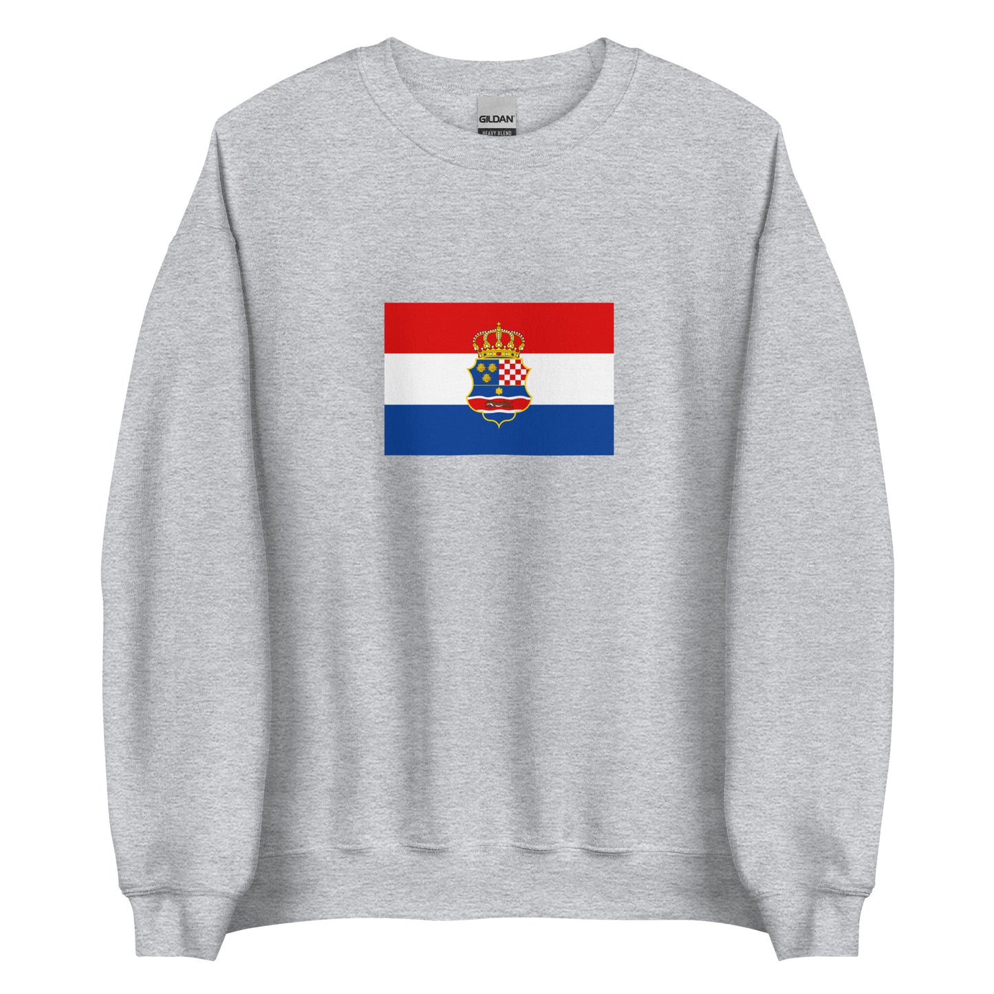 Croatia - Kingdom of Croatia-Habsburg (1527 - 1868) | Historical Flag Unisex Sweatshirt