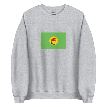 Democratic Republic of Congo - Republic of Zaire (1971-1997) | Historical Congolese Flag Interactive Sweatshirt