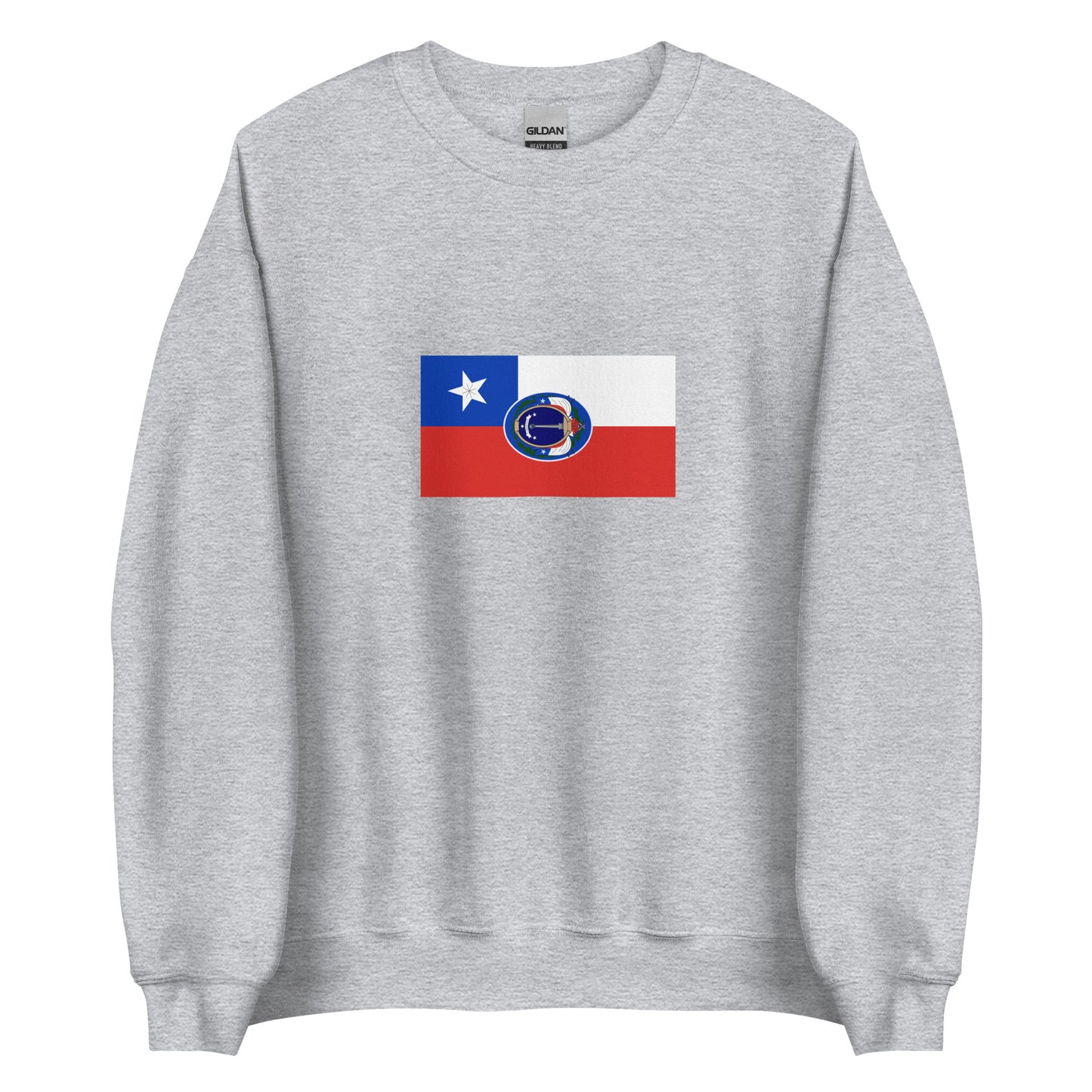 Chile - First Chilean Republic (1818-1834) | Historical Chilean Flag Interactive Sweatshirt