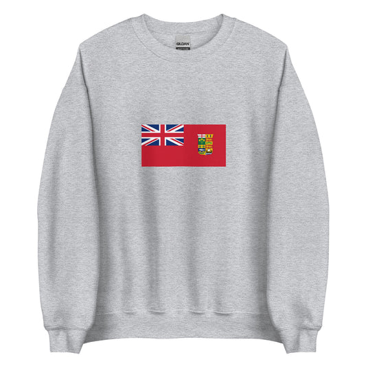 Canada - 1st Canadian Red Ensign (1868-1921) | Historical Canadian Flag Interactive Sweatshirt