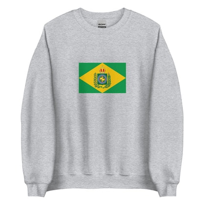 Brazil - Empire of Brazil (1822-1889) | Historical Brazilian Flag Interactive Sweatshirt