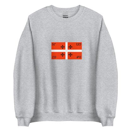 Armenia - Kingdom of Artsakh (1000-1261) | Historical Armenian Flag Interactive Sweatshirt