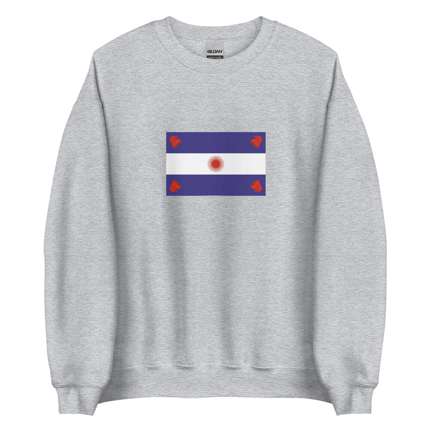 Argentina - Argentine Confederation (1831-1861) | Historical Argentina Flag Interactive Sweatshirt