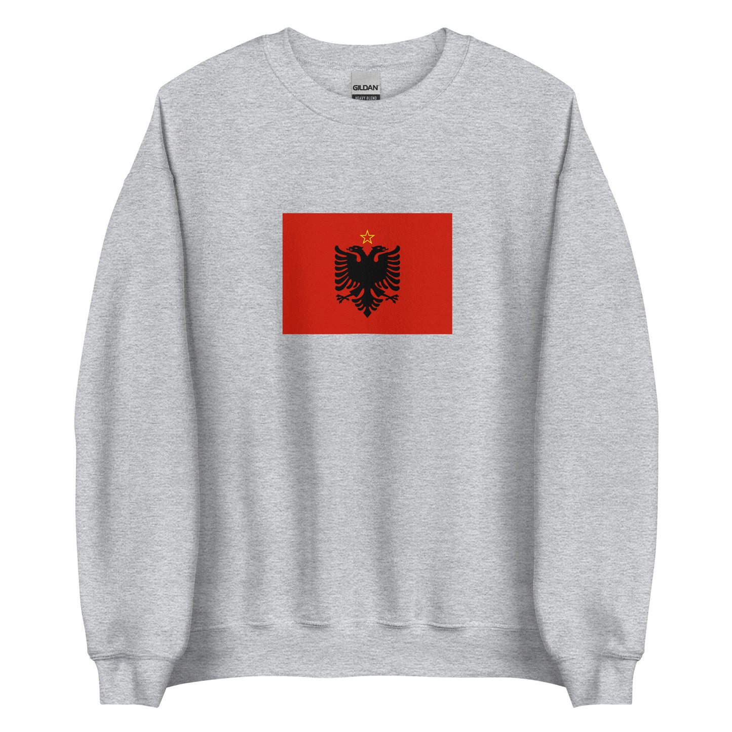 Albania - People's Socialist Republic of Albania (1946-1992) | Historical Albanian Flag Interactive Sweatshirt