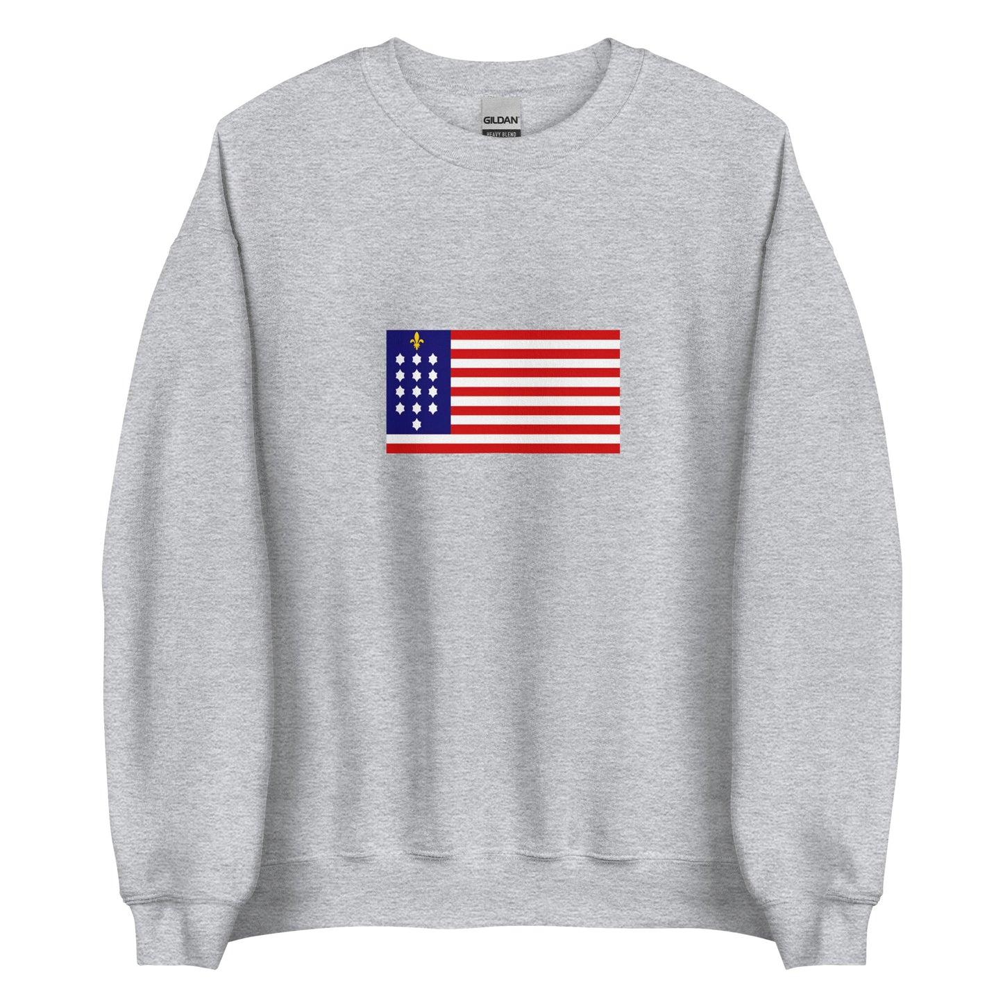 USA - Franco-American Alliance (1781) | Historical American Flag Interactive Sweatshirt