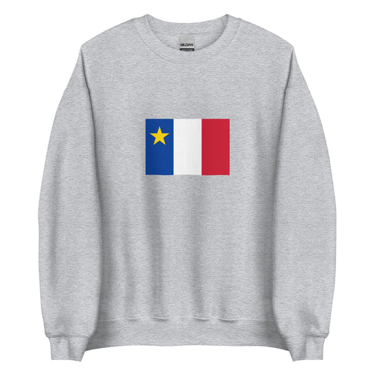 USA - Acadians | Ethnic American Flag Interactive Sweatshirt