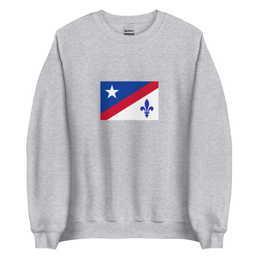 USA - French Americans | Ethnic American Flag Interactive Sweatshirt