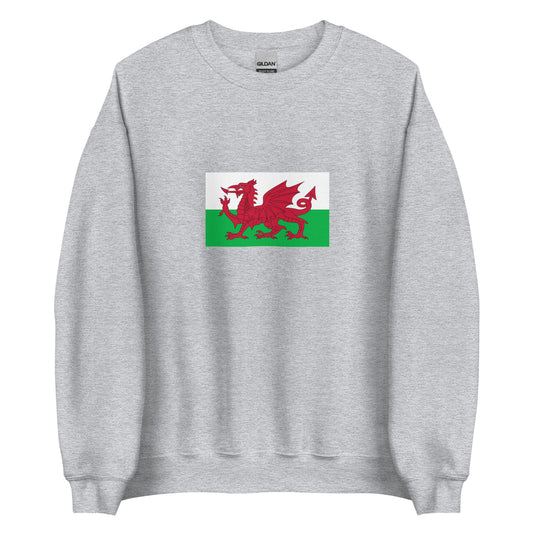 USA - Welsh People | Ethnic American Flag Interactive Sweatshirt