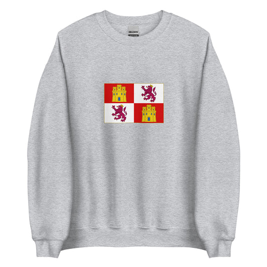 Dominican Republic - Crown of Castile (1492-1516) | Historical Dominican Flag Interactive Sweatshirt