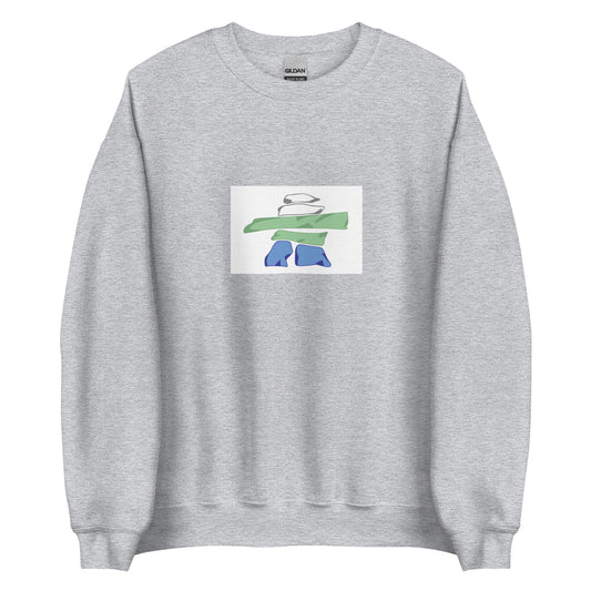 Canada - Nunatsiavut Inuit People | Indigenous Canadian Flag Interactive Sweatshirt