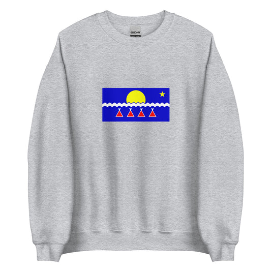 Canada - Tlicho People | Native Canadian Flag Interactive Sweatshirt