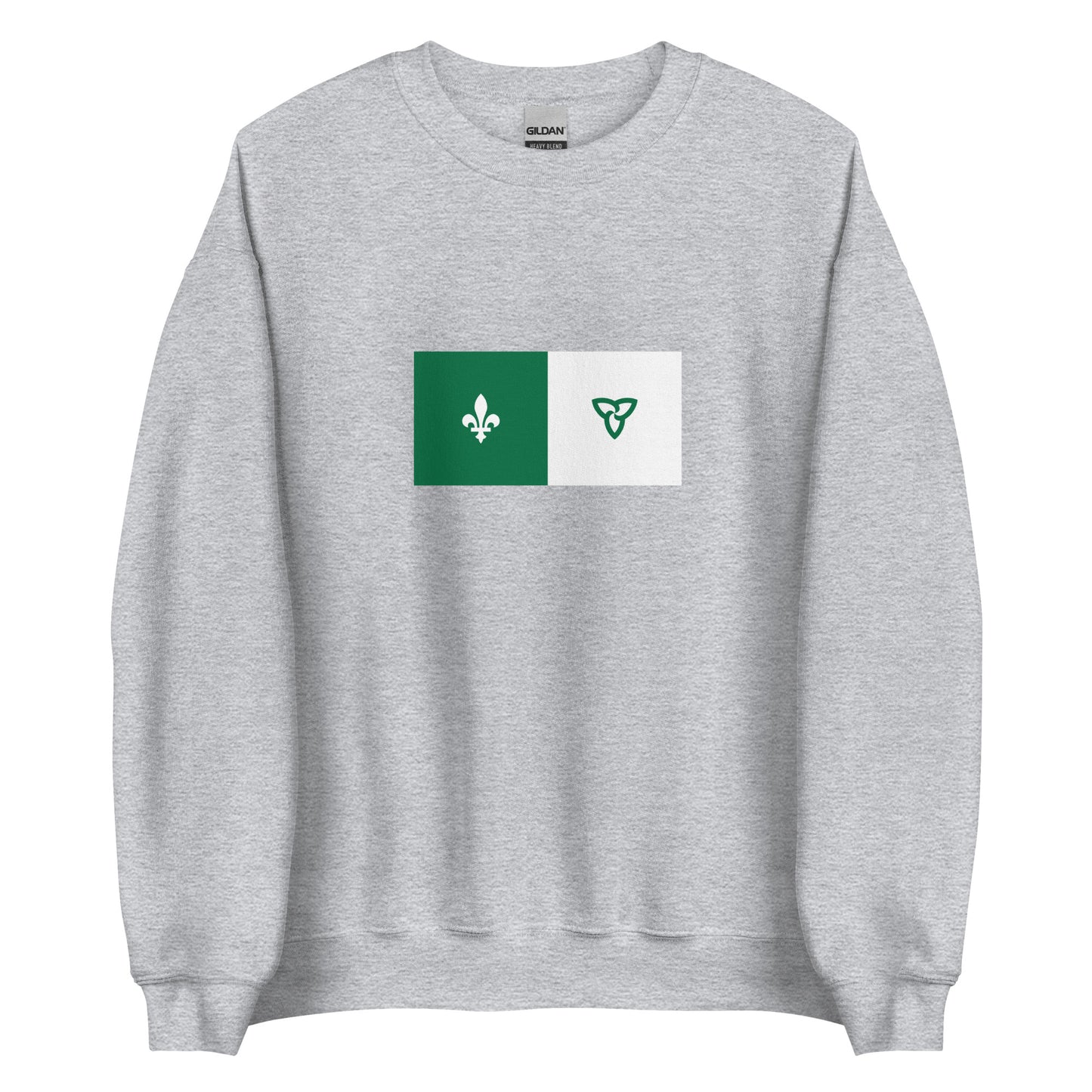 Canada - Franco Ontarians | Ethnic Canadian Flag Interactive Sweatshirt