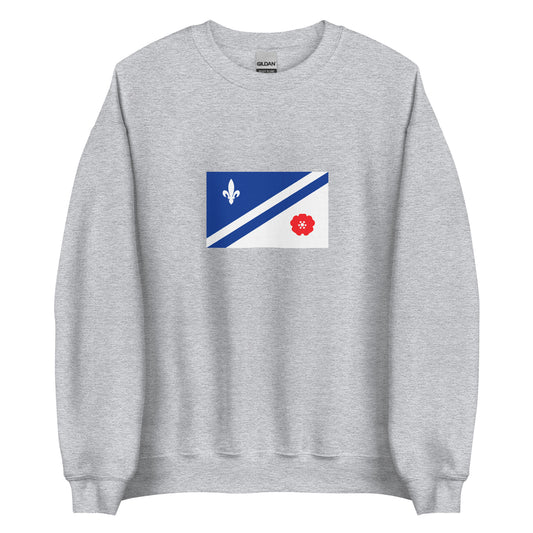 Canada - Franco-Albertans | Ethnic Canadian Flag Interactive Sweatshirt