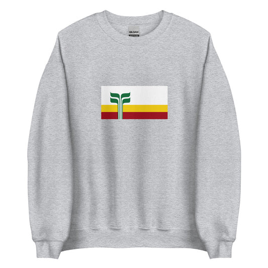 Canada - Franco-Manitobans | Ethnic Canadian Flag Interactive Sweatshirt