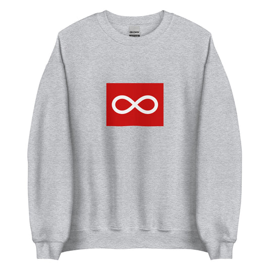 Canada - Anglo-Metis | Indigenous Canadian Flag Interactive Sweatshirt