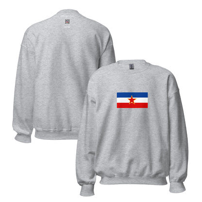 USA - Yugoslavs | Ethnic American Flag Interactive Sweatshirt