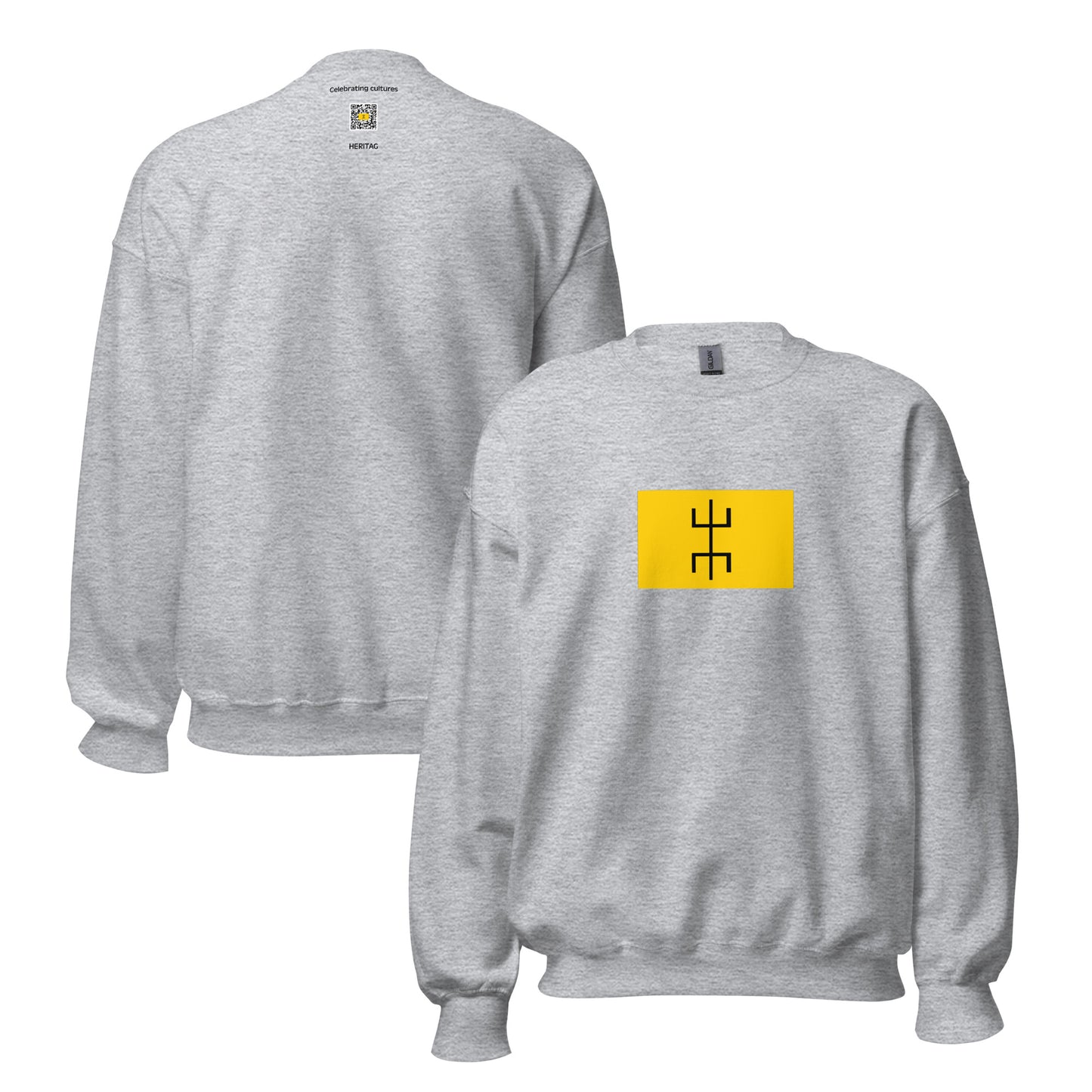 Algeria - Kel Ahaggar | Ethnic Algerian Flag Interactive Sweatshirt