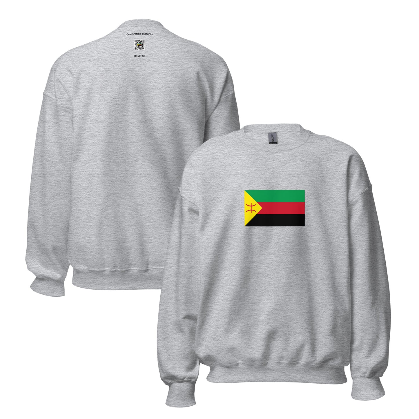 Algeria - Tuareg People | Ethnic Algerian Flag Interactive Sweatshirt