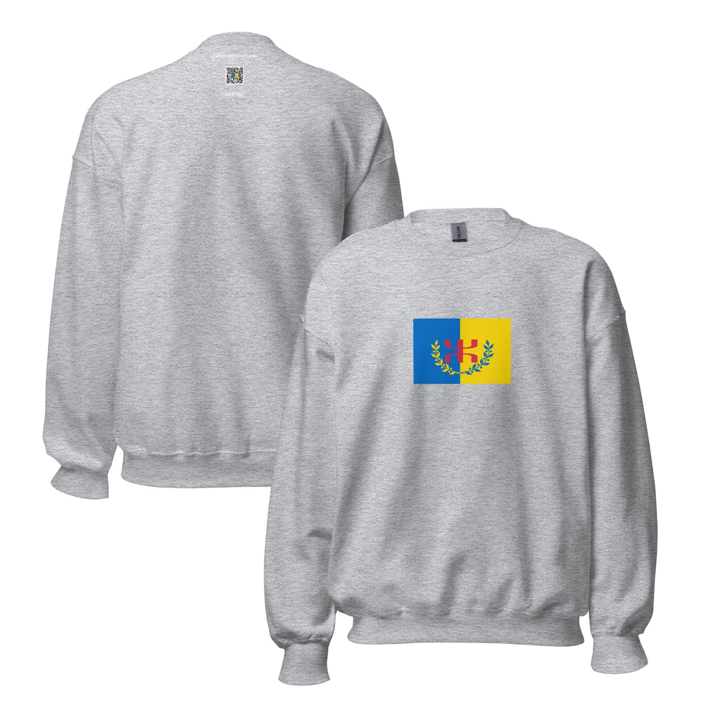Algeria - Kabyle People | Ethnic Algerian Flag Interactive Sweatshirt