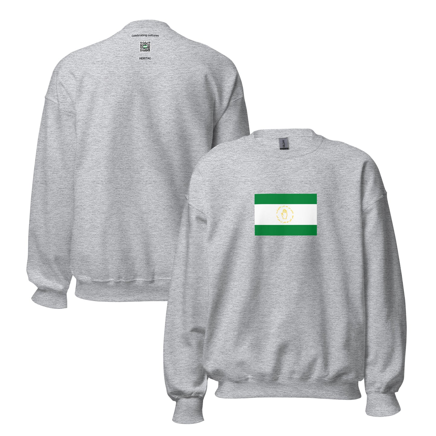 Algeria - Emirate of Abdelkader (1832-1848) | Historical Algerian Flag Interactive Sweatshirt