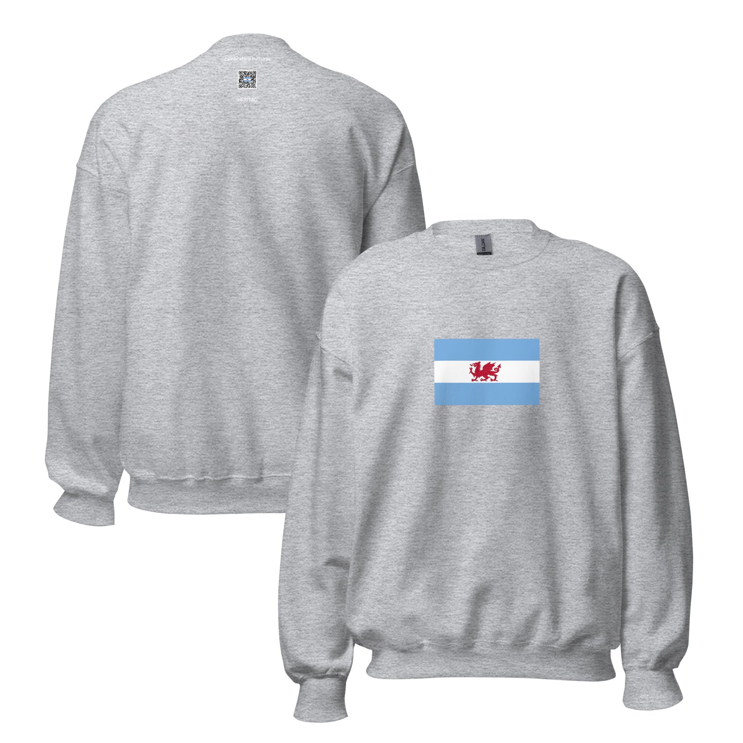 Argentina - Wladfa Patagonians | Ethnic Argentina Flag Interactive Sweatshirt