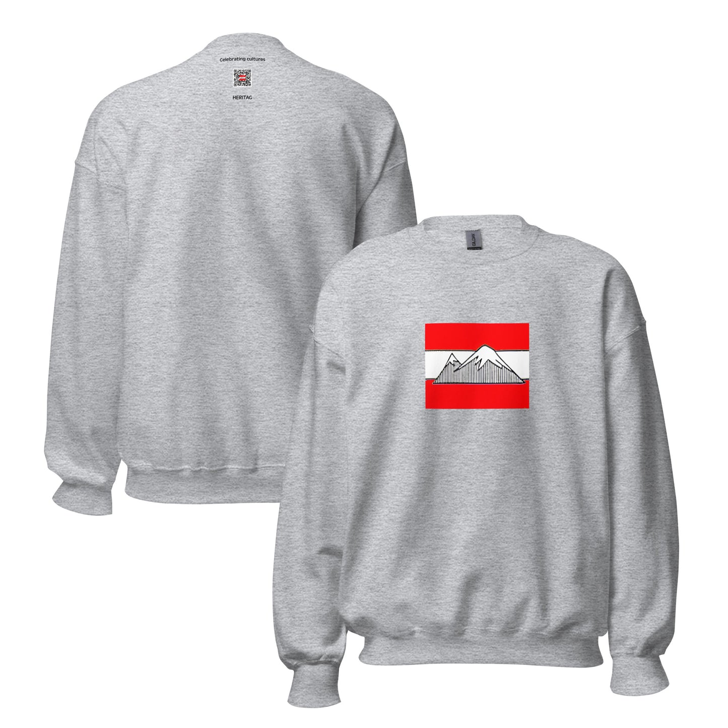 Austria - Armenians in Austria | Ethnic Austrian Flag Interactive Sweatshirt