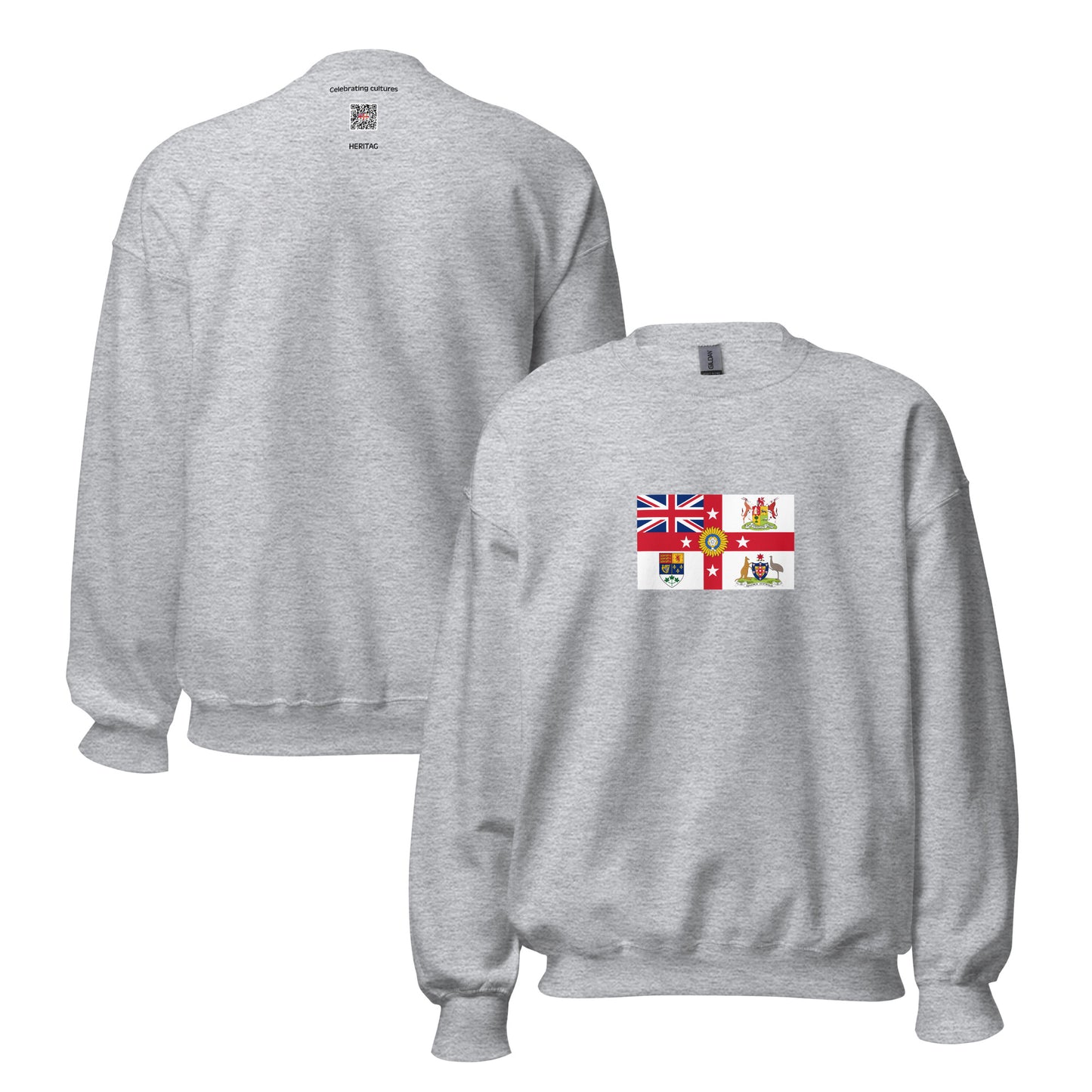 Australia - British Empire (1910-1945) | Historical Australian Flag Interactive Sweatshirt